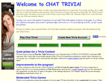 Tablet Screenshot of chattrivia.net